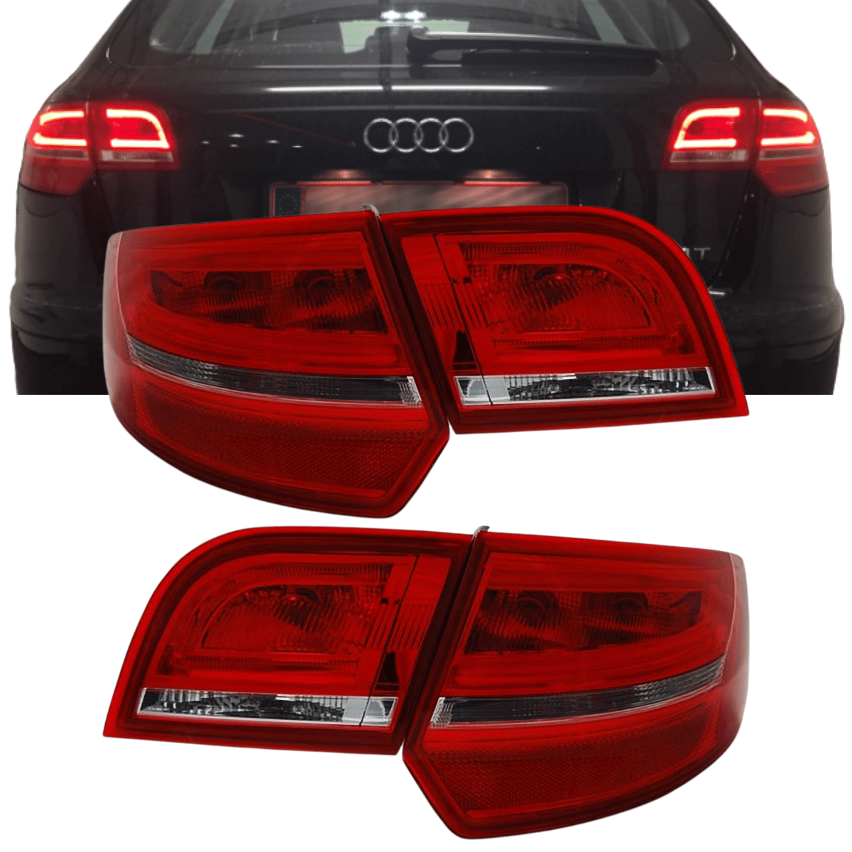 LED Rückleuchten rot Audi A3 8P Sportback 2004-2008 Tuning Zubehör
