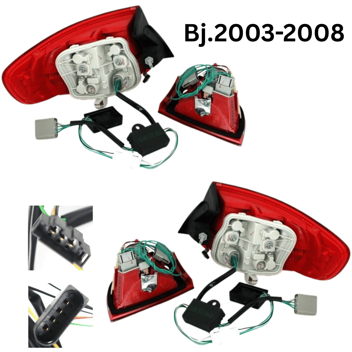 LED Rückleuchten in rot für Audi A3 8P Sportback 2004-2008