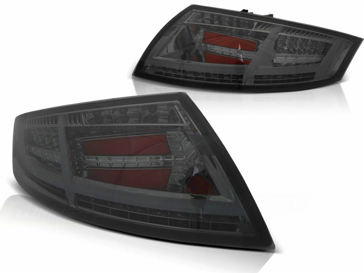 Getönte LED Rückleuchten für Audi TT 8J im Set, dunkles Design