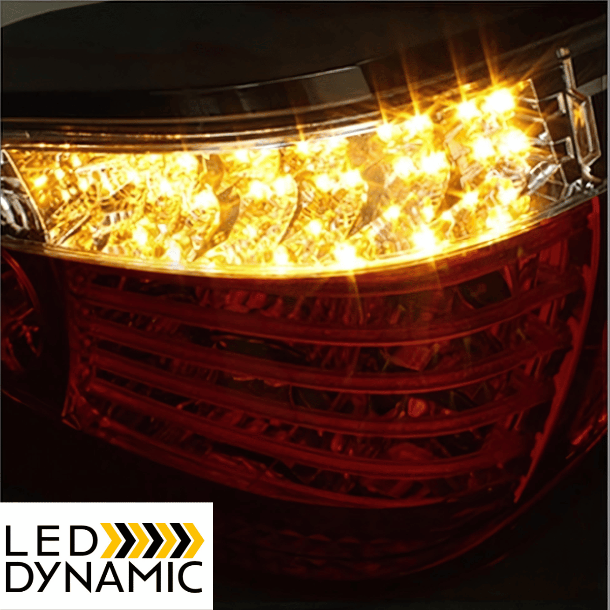 LED Rückleuchten dynamisch gelb blinkend für KFZ Tuning, CR-Tuning