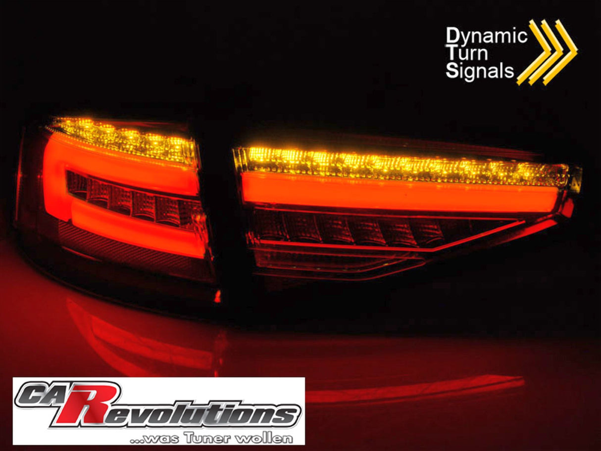 Led dynamischer Blinker Rückleuchten Set für Audi A4 B8 8K Limousine in smoke 2012-2015 - CR Tuning