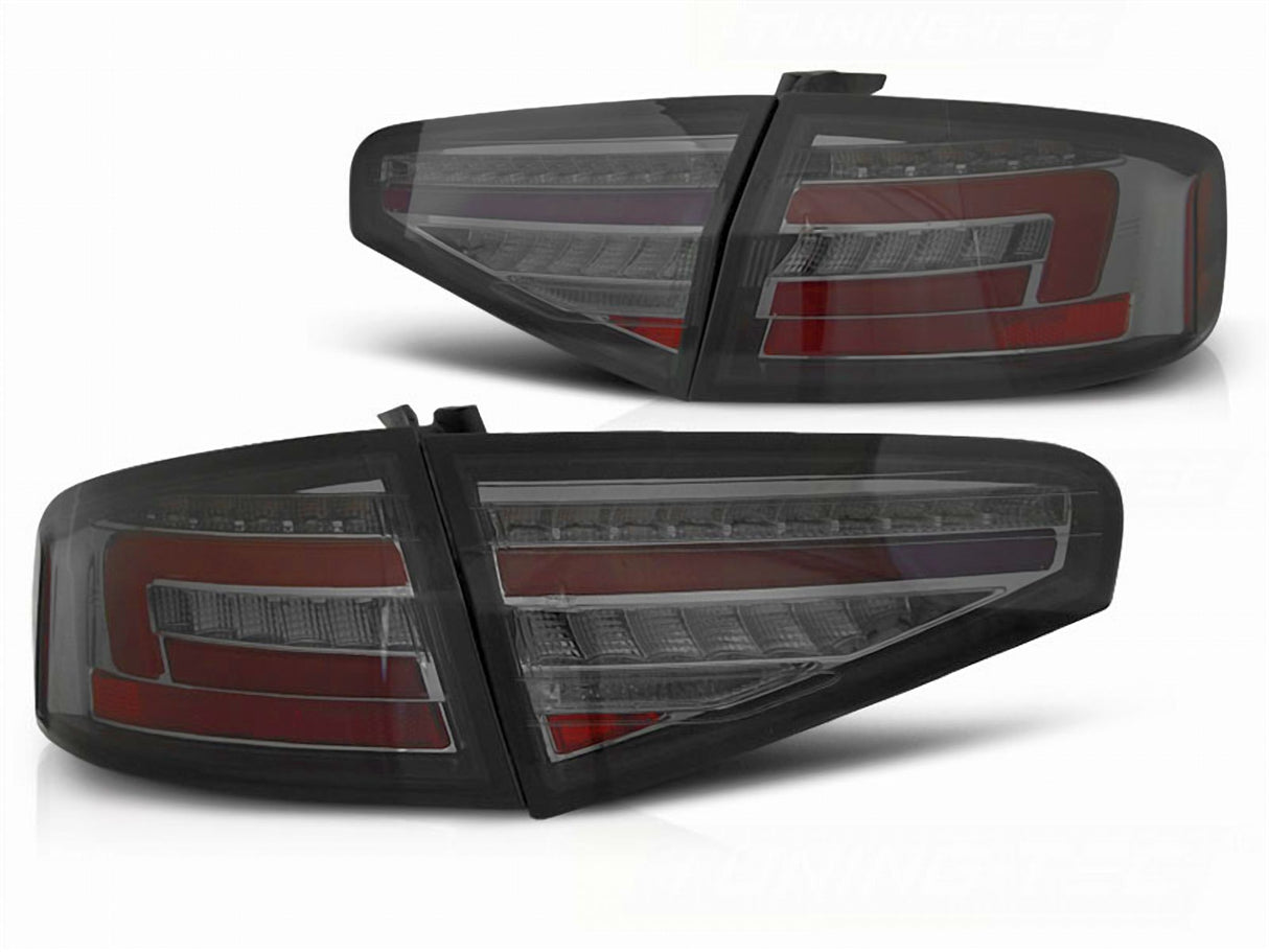 Led dynamischer Blinker Rückleuchten Set für Audi A4 B8 8K Limousine in smoke 2012-2015 - CR Tuning