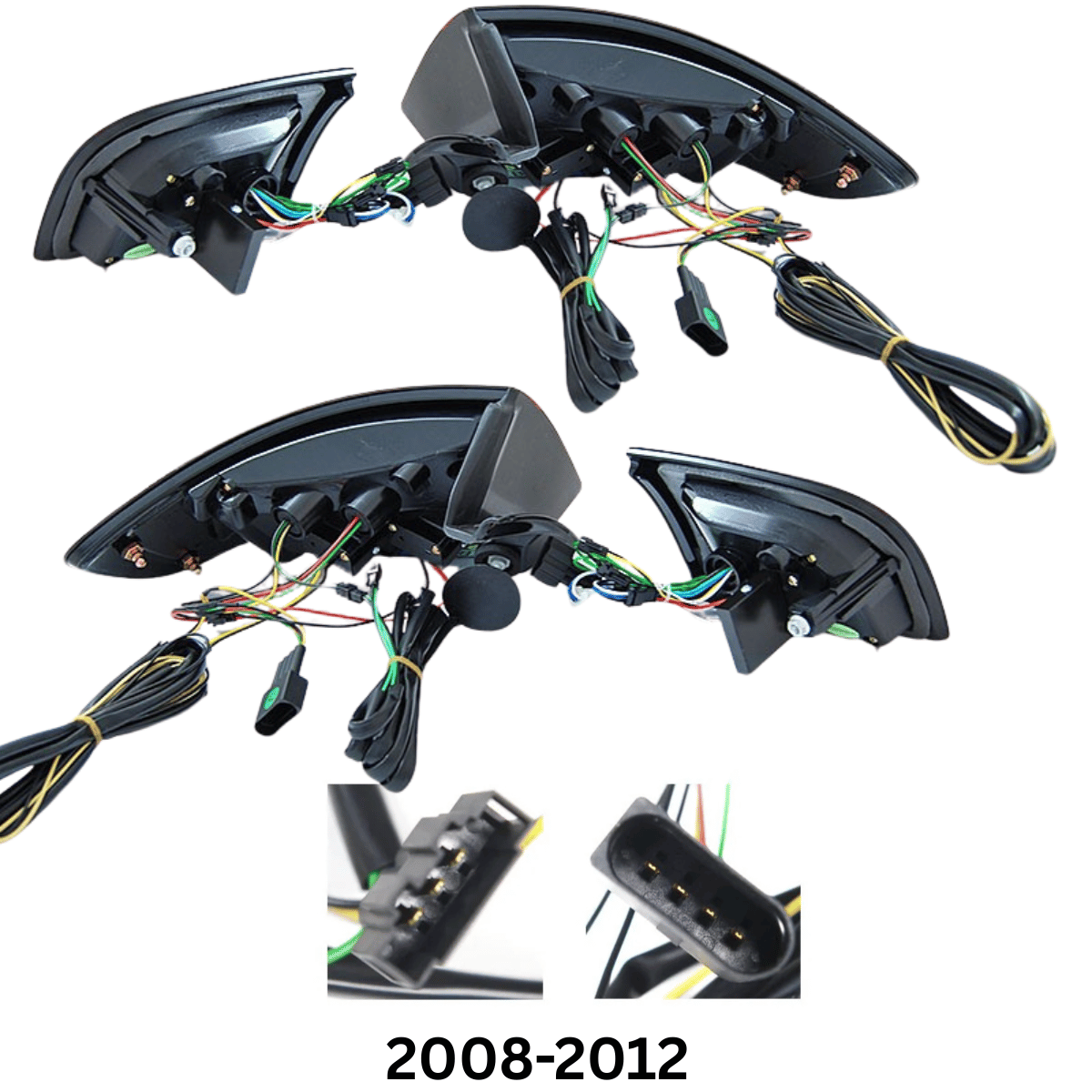 LED Lightbar Rückleuchten Set Rot für A3 8P Sportback 2003–2008 mit dynamischen Blinkern