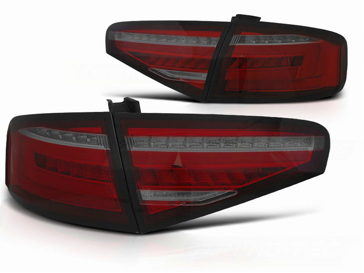 Getönte LED Rückleuchten für Audi A4 B8 8K Facelift mit dynamischem Blinker