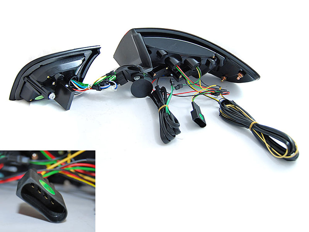 LED dynamische Rückleuchten Set für Audi A3 8P Sportback 2003 bis 2008- smoke chrom