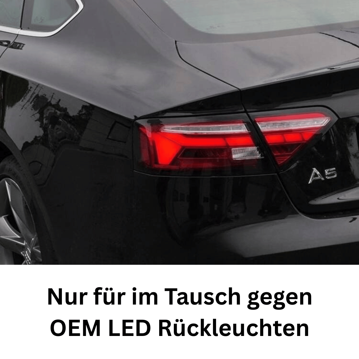 Voll LED Rückleuchten Set Rot / Weiß für Audi A5 8T 2011-2016 dynamischer Blinker & Welcome Light