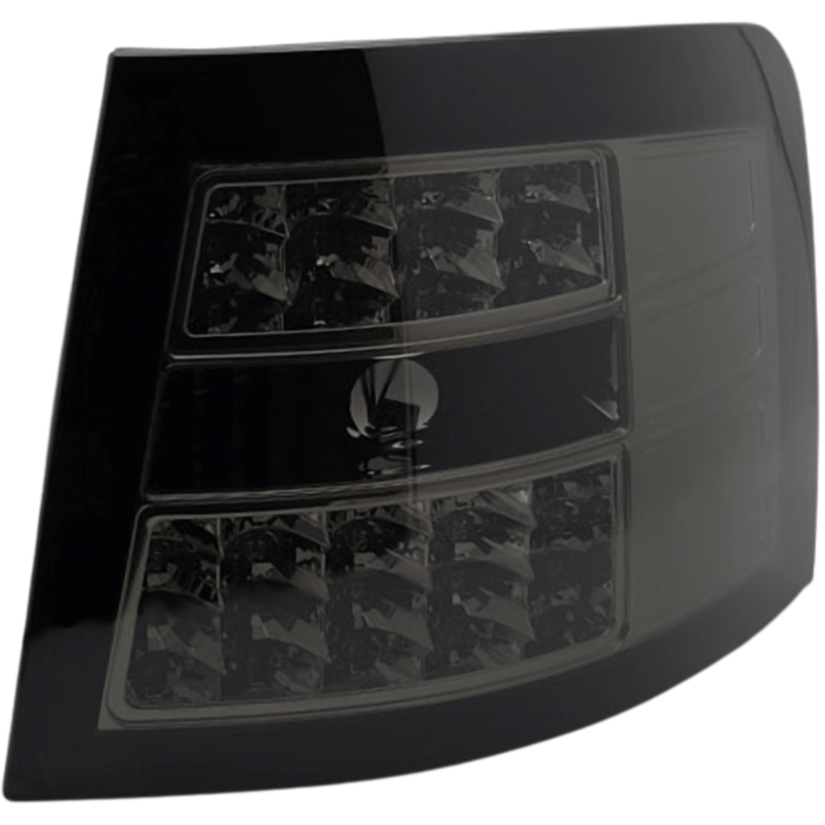 Schwarze LED Rückleuchten für Audi A4 B8 Avant mit getöntem Glas und moderner Lichtsignatur