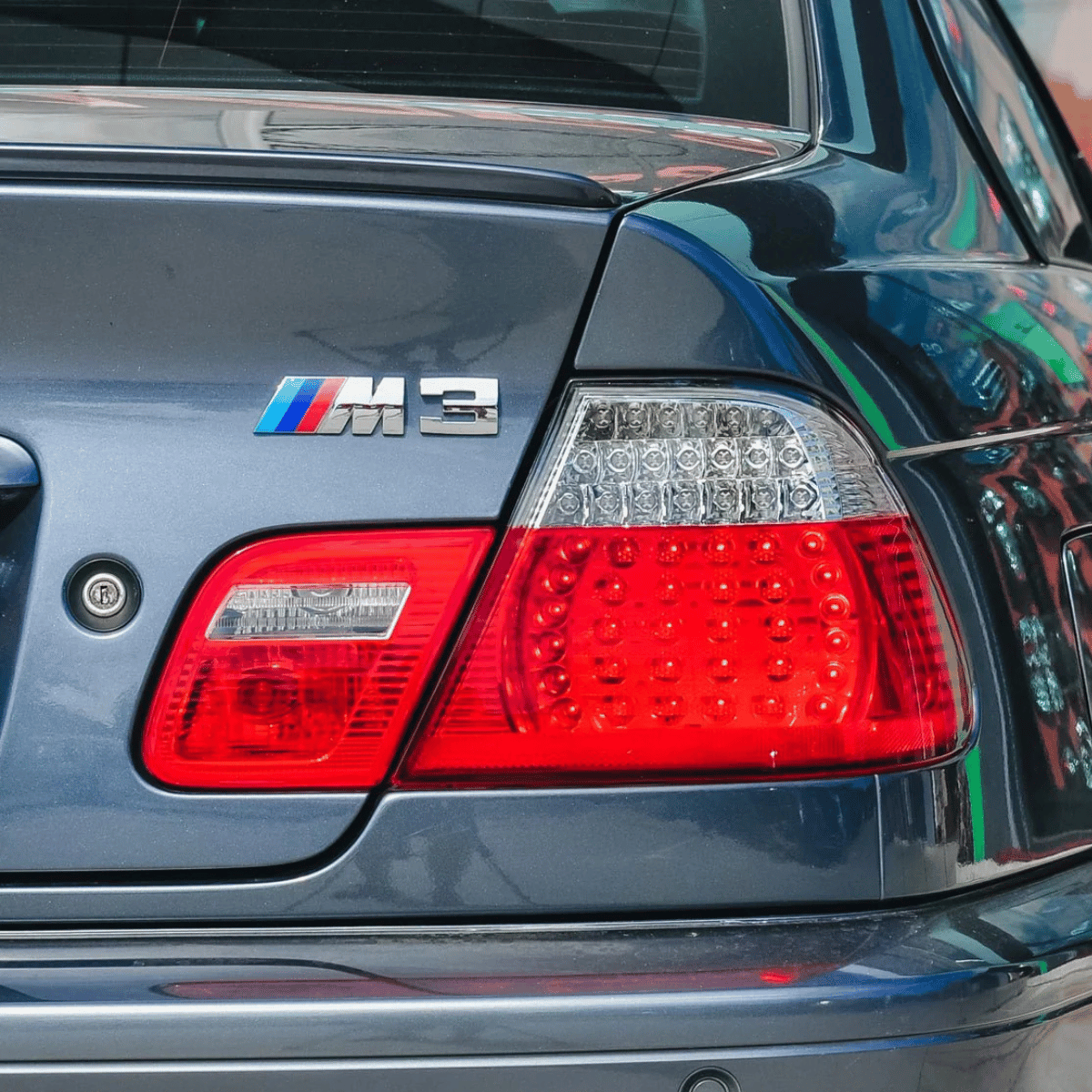 Heckleuchten mit LED-Technik und M3 Emblem, Tuning Rückleuchten für Ihr Fahrzeug für BMW M3 E46