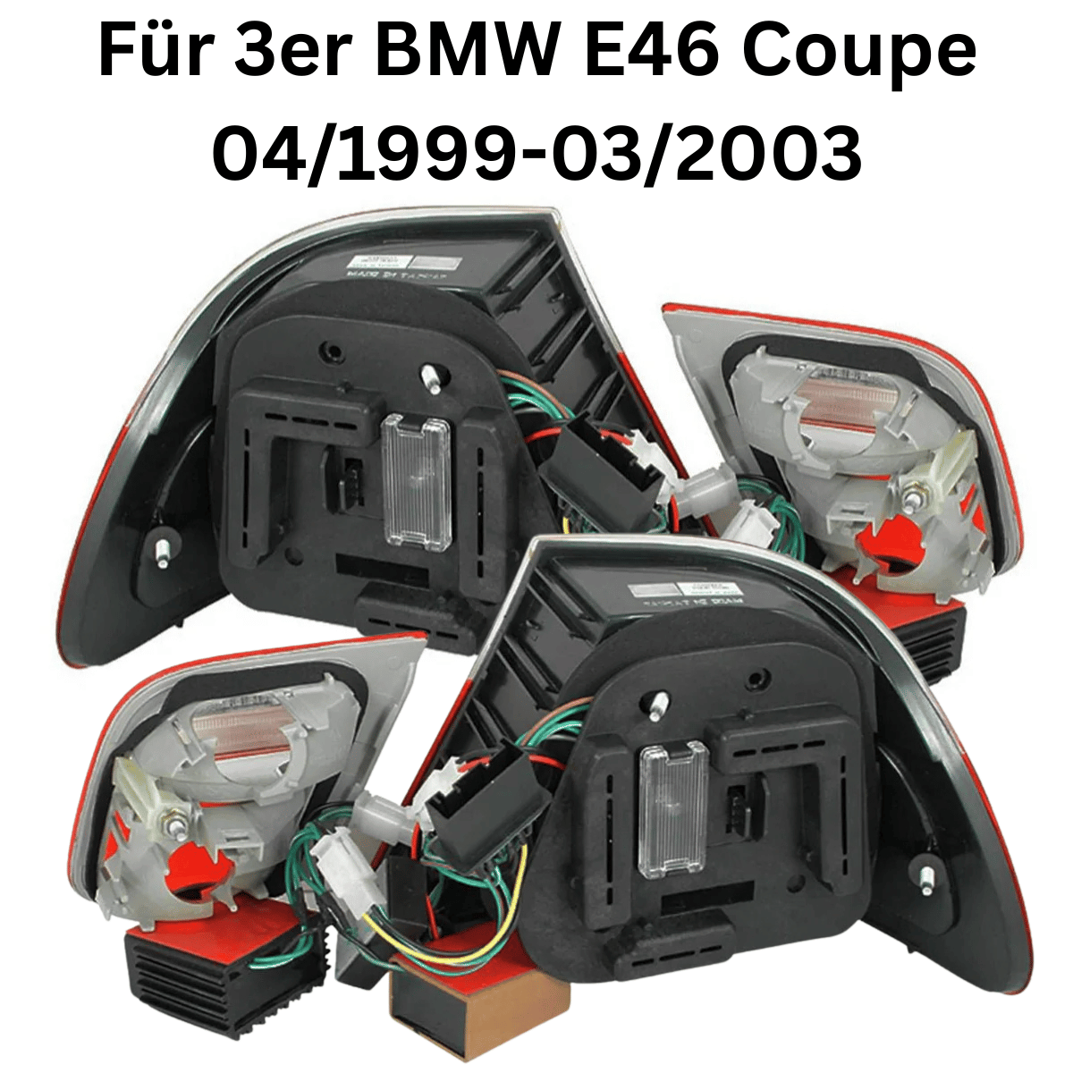 leuchten 04/1999-03/2003, Heckleuchten für Tuning für BMW E46 Coupe Rück