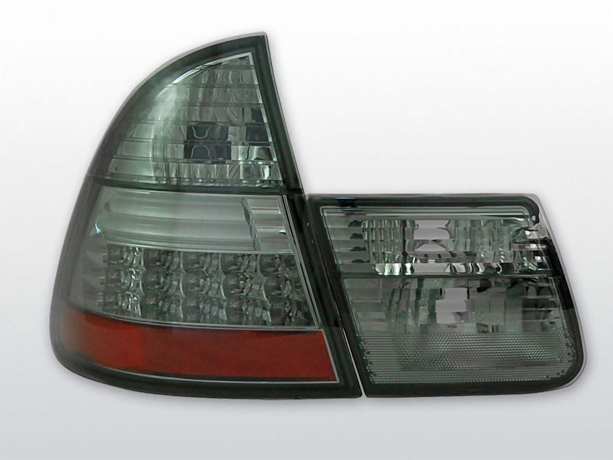 LED Rückleuchten für BMW E46 Coupe Cabrio smoked mit roten Akzenten