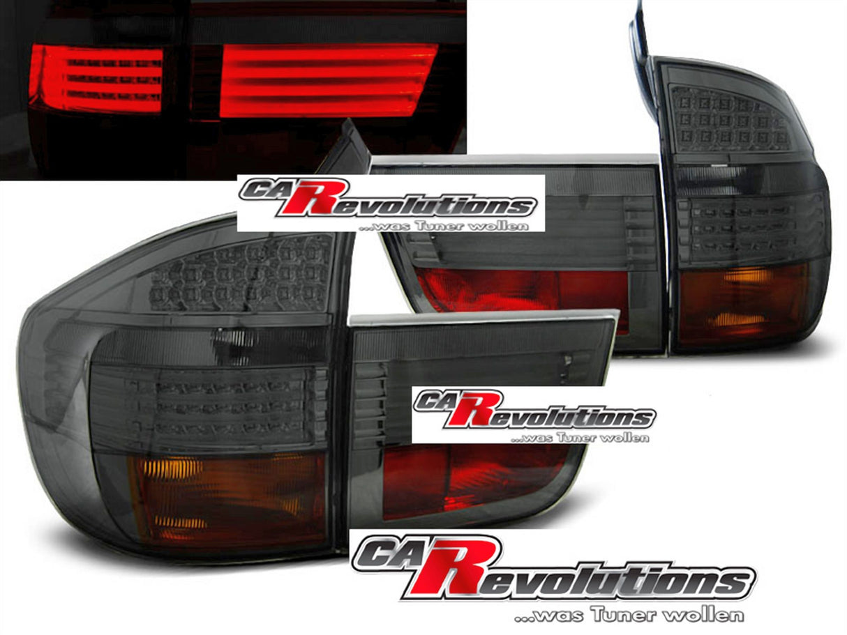 LED Rückleuchten Set rauchglas für BMW X5 E70 03.2007-05.2010 - CR Tuning