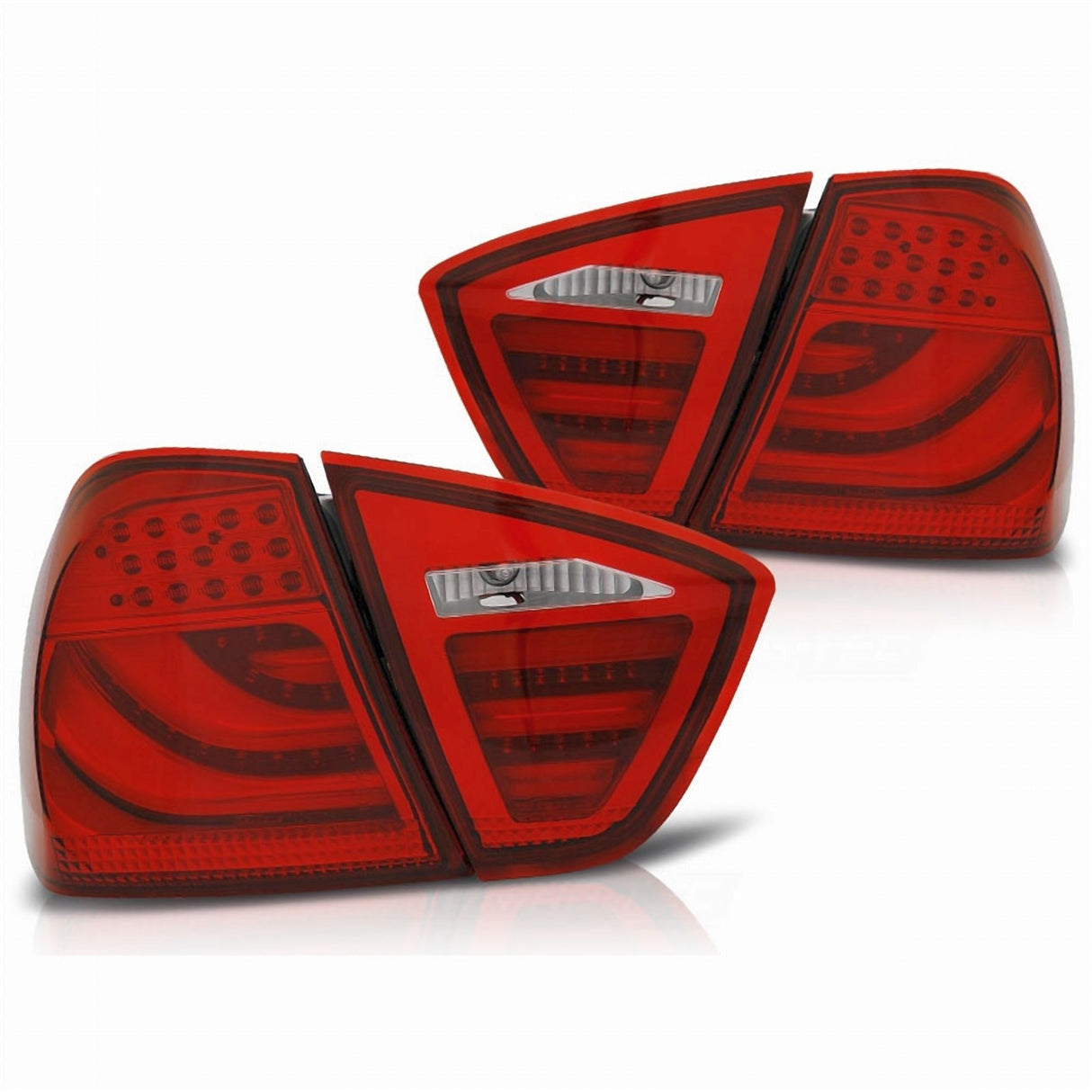 Rote LED Rückleuchten für BMW E90 E91 mit dynamischem Blinker, Tuning Zubehör