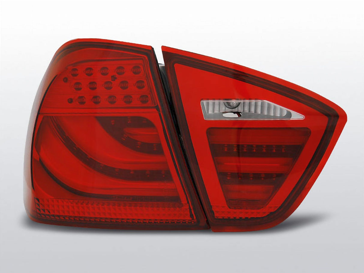 leuchten rot LED Tuning Zubehör CR-Tuning für BMW E90 E91 Rück