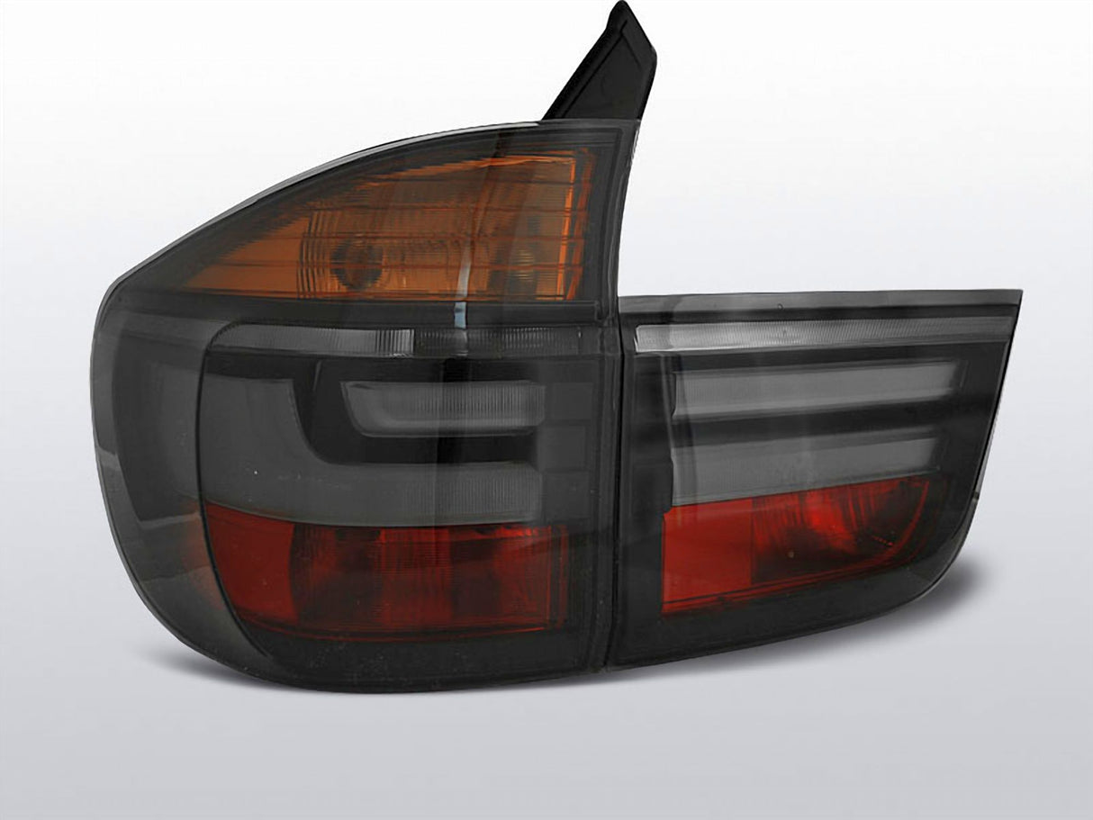 Getönte LED Rückleuchten für BMW E90 E91 mit dynamischem Blinker und Rückfahrlicht