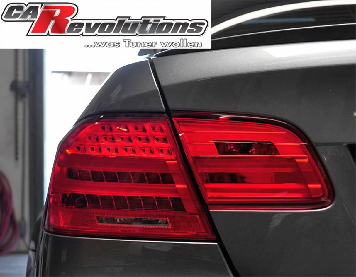 LED Lightbar Rückleuchten Set Rot Smoke für BMW 3er E92 Coupé 09.2006–03.2010