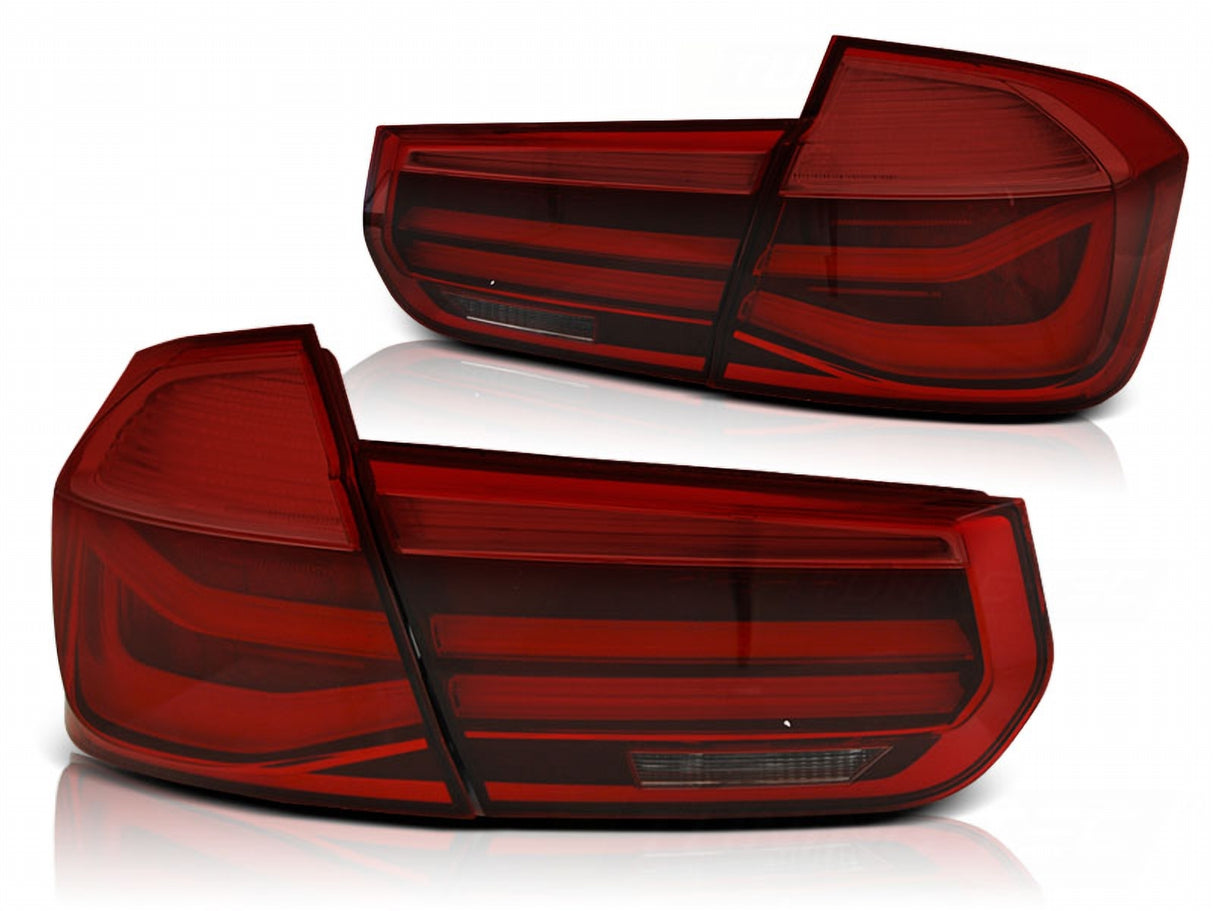 leuchten LED rot getönt Tuning Zubehör für BMW 3er F30 F31 Rück