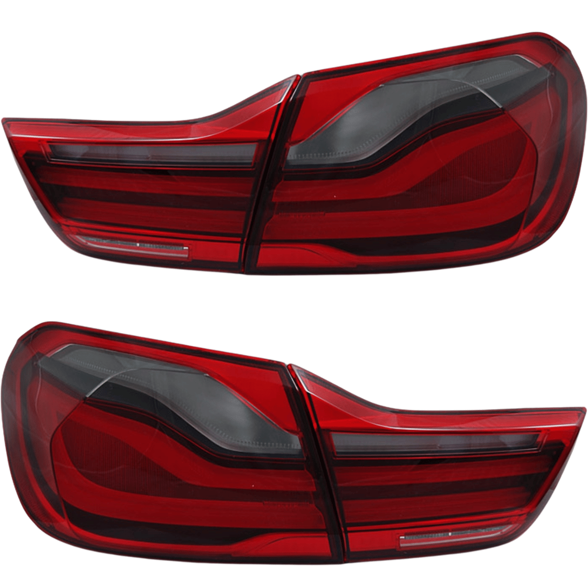 Voll LED Rückleuchten Set Rot Smoke für BMW 4er F32/33/36 2013-2016 Lightbar