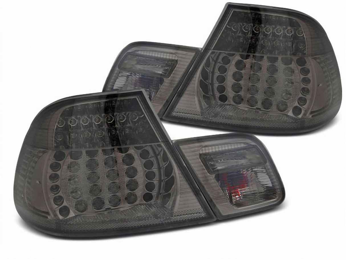 Getönte LED Rückleuchten für BMW E46 Coupe/Cabrio, dunkles Design