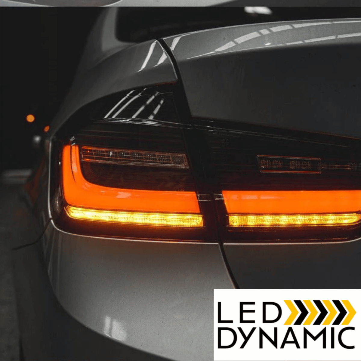 Voll LED Rückleuchten Set Schwarz-Smoke für BMW 3er F30 Limousine 2011-2018 Dynamische Blinker & Lightbar