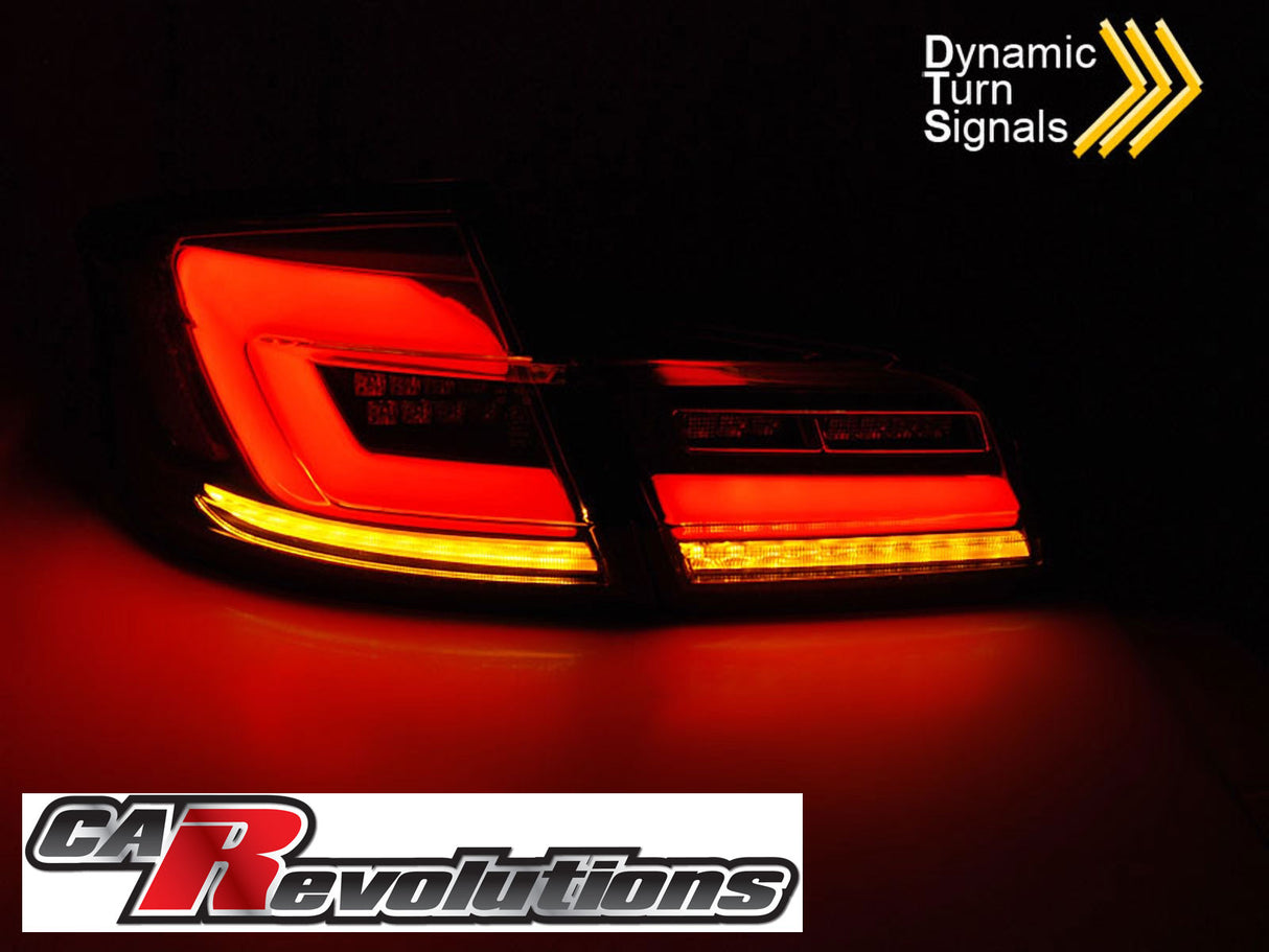 Dynamische LED Rückleuchten Set für BMW 5er F10 2010-2016 Limo schwarz Smoke