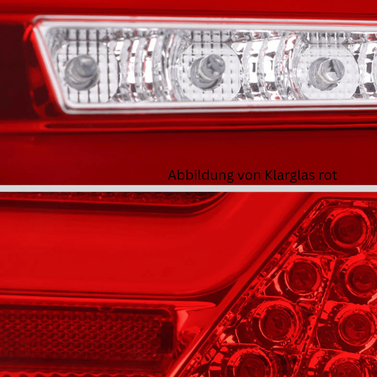 Rückleuchten rot Klar-Glas für BMW 3er E90 LCI mit LED-Technologie von CR-Tuning