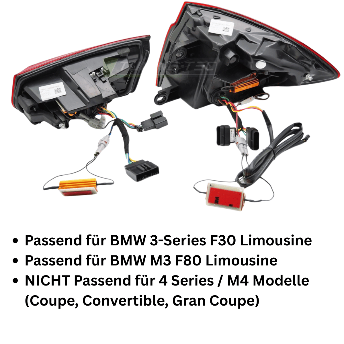 Voll OLED Rückleuchten Set Rot für BMW 3er F30 2011-2018 Limousine Welcome Light
