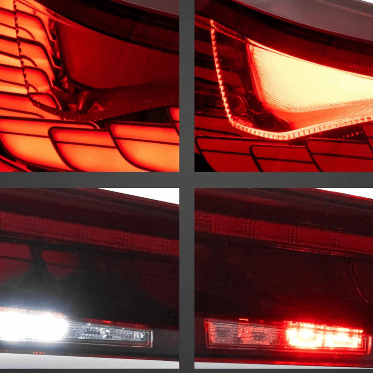 Voll OLED Rückleuchten Set Rot für BMW 4er G22 Coupe G23 Cabrio ab 2020 mit Welcome Light & dynamischen Blinkern
