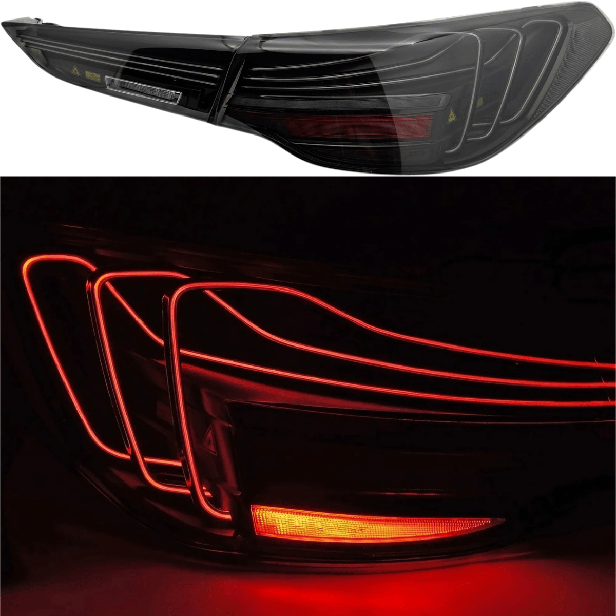 Voll LED Laser Rückleuchten Set Smoke für BMW 4er G22 / G23 ab 2020 mit dynamischen Blinkern - CR Tuning