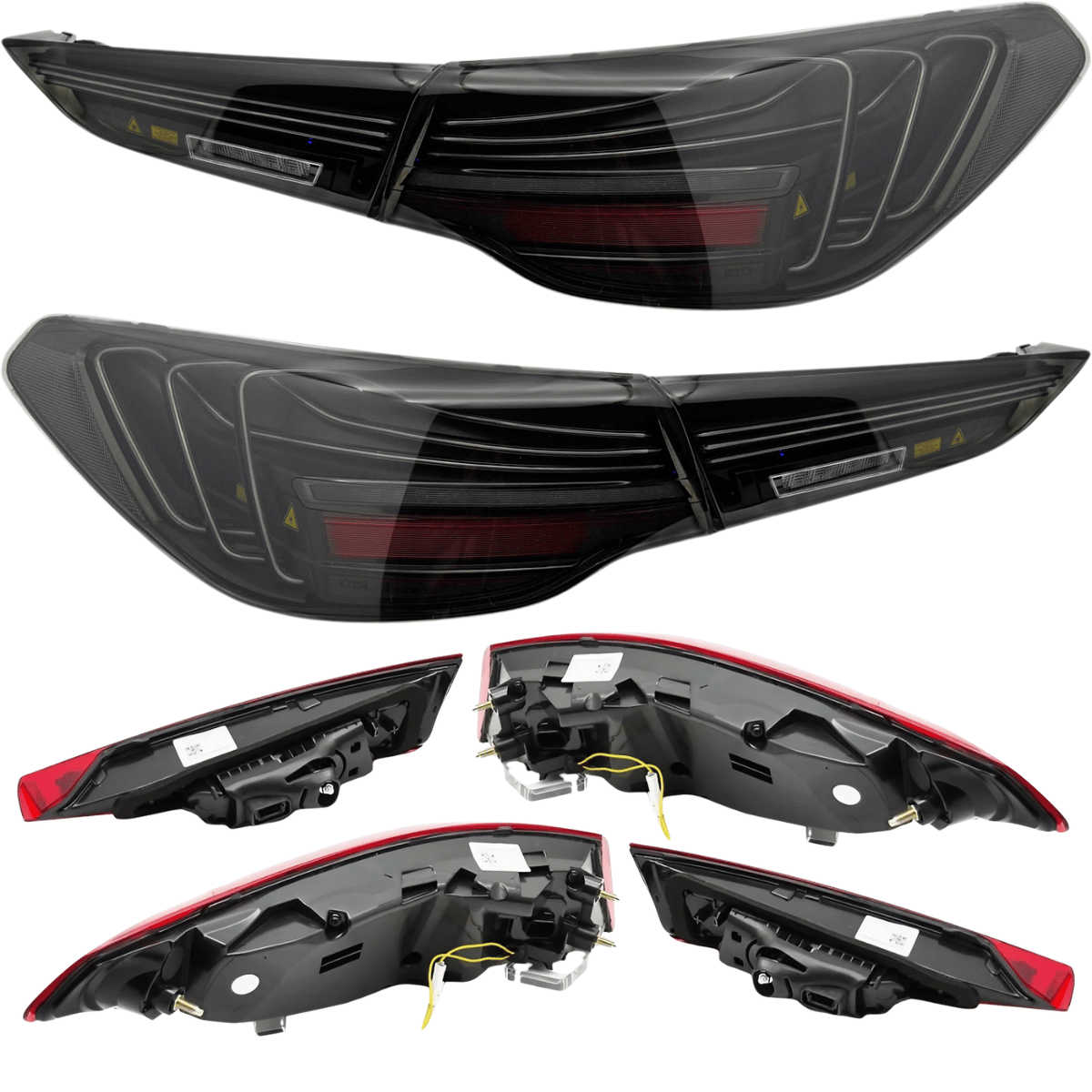 Voll LED Laser Rückleuchten Set Smoke für BMW 4er G22 / G23 ab 2020 mit dynamischen Blinkern - CR Tuning