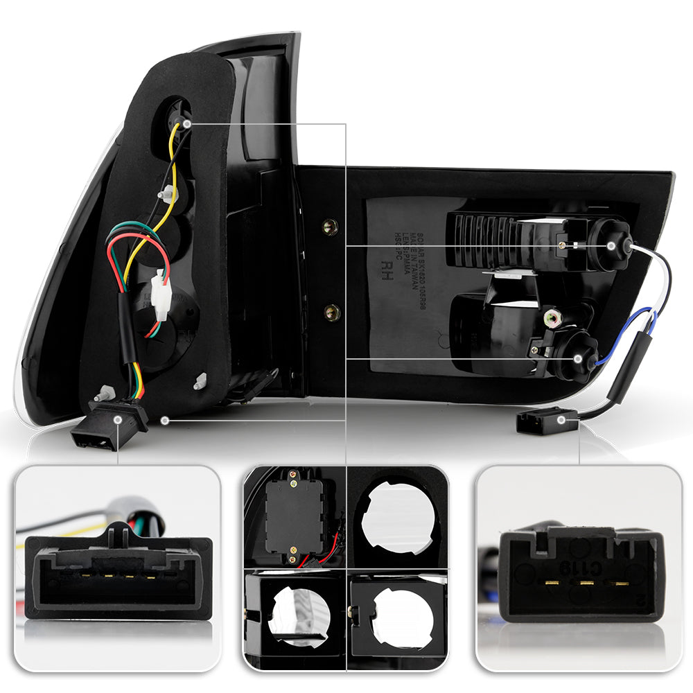 LED Rückleuchten Set in Schwarz für BMW X5 E53 09.1999-10.2003