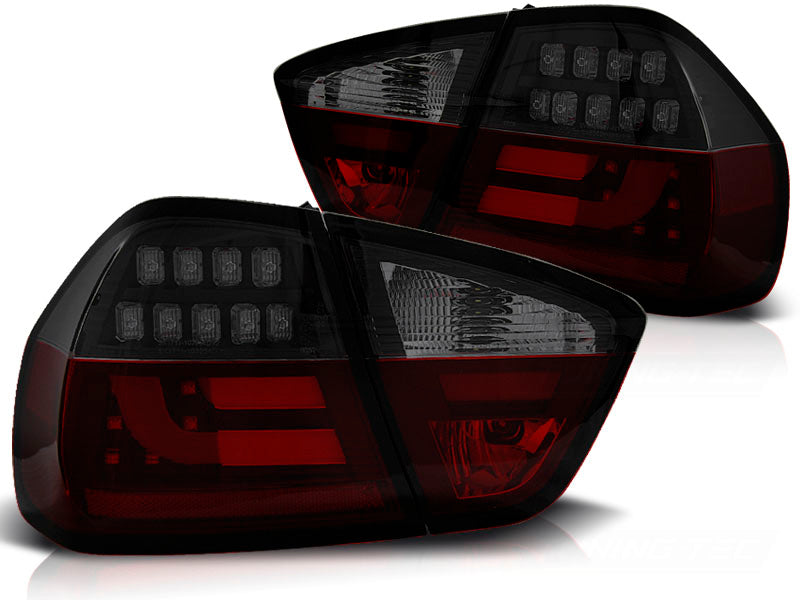 LED Rückleuchten Set Rot Smoke Schwarz für BMW 3er E90 Limousine (03/2005–08/2008)