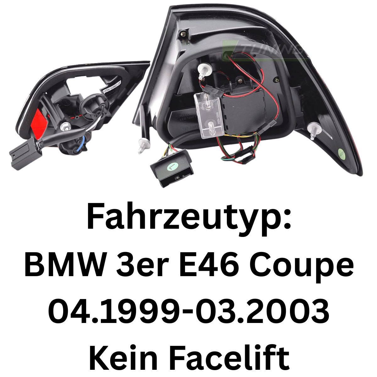 leuchten 04.1999-03.2003 Kein Facelift LED Tuning für BMW 3er E46 Coupe Rück