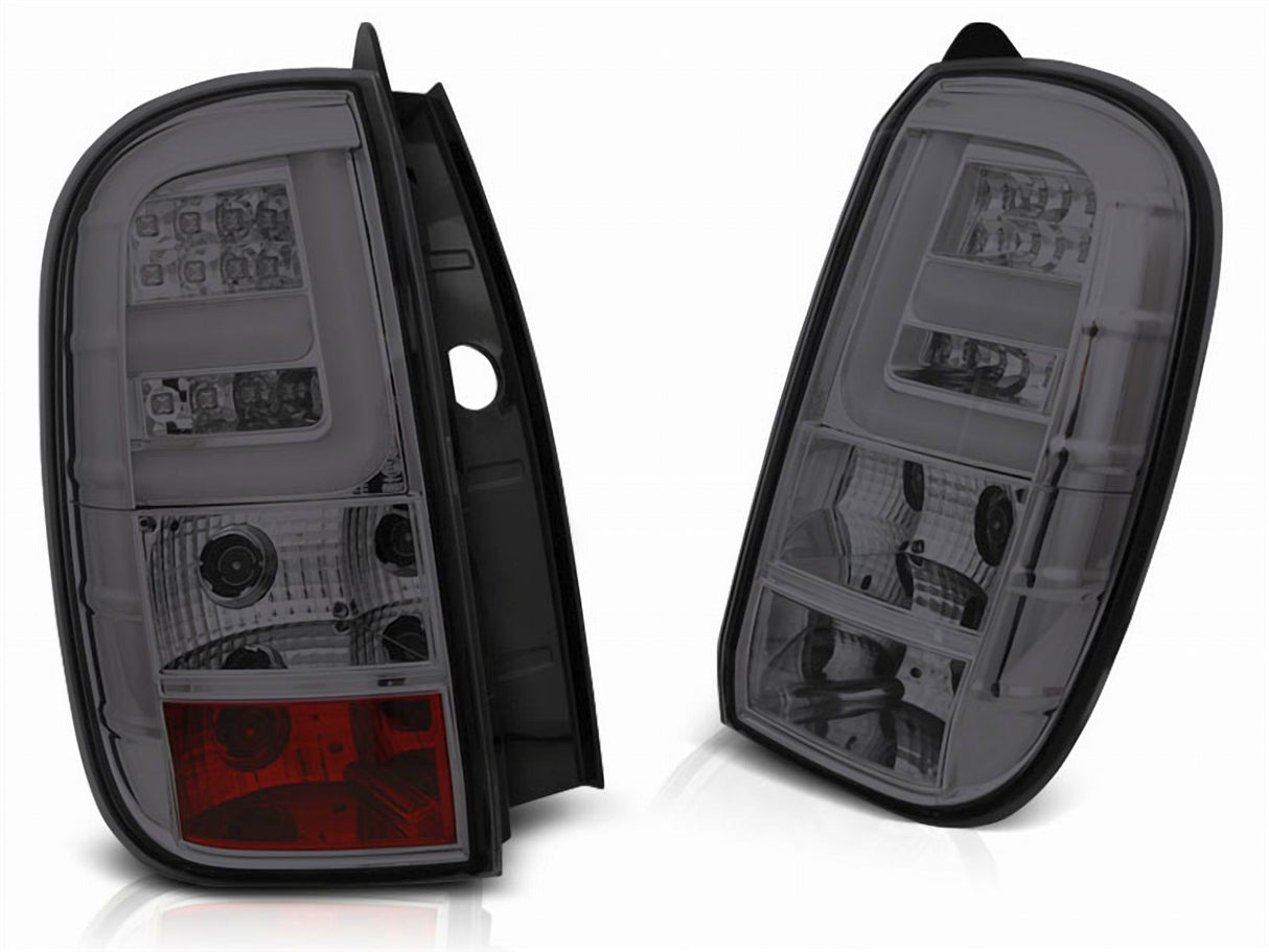 Getönte LED Rückleuchten für Nissan Qashqai J10 mit dynamischem Blinker und E-Prüfzeichen