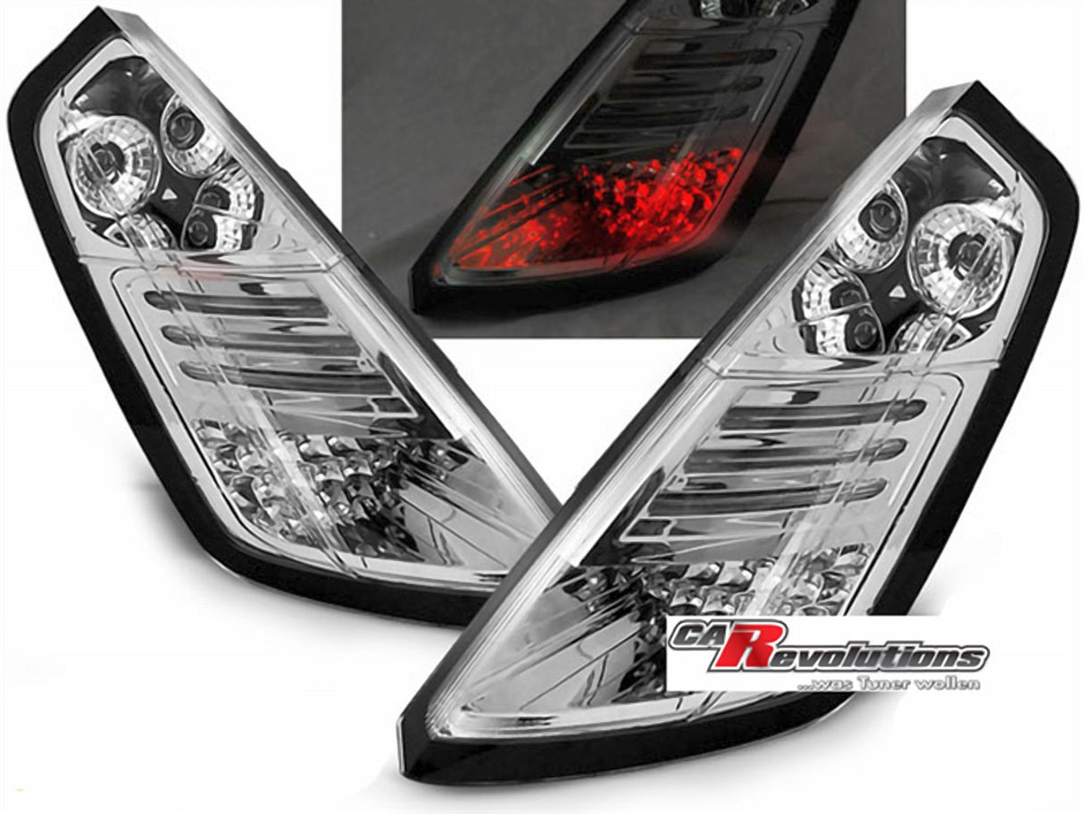Für Fiat Grande Punto LED Rückleuchten in chrom 09.2005-2009