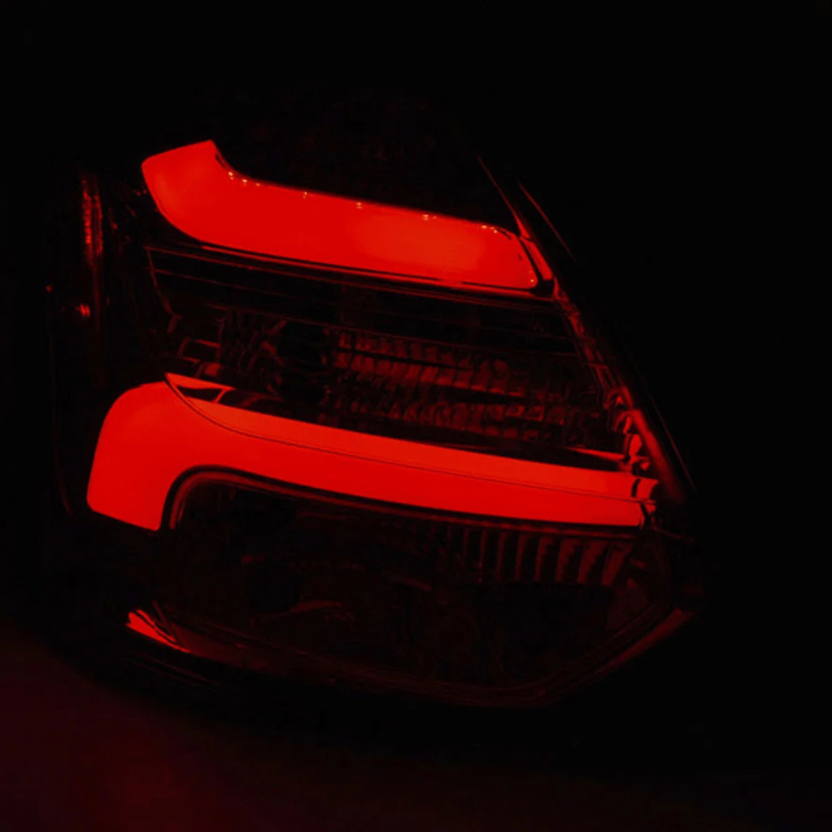 LED Lightbar Rückleuchten Set in rot smoke für Ford Focus MK3 2011-10.2014 dynamische Blinker