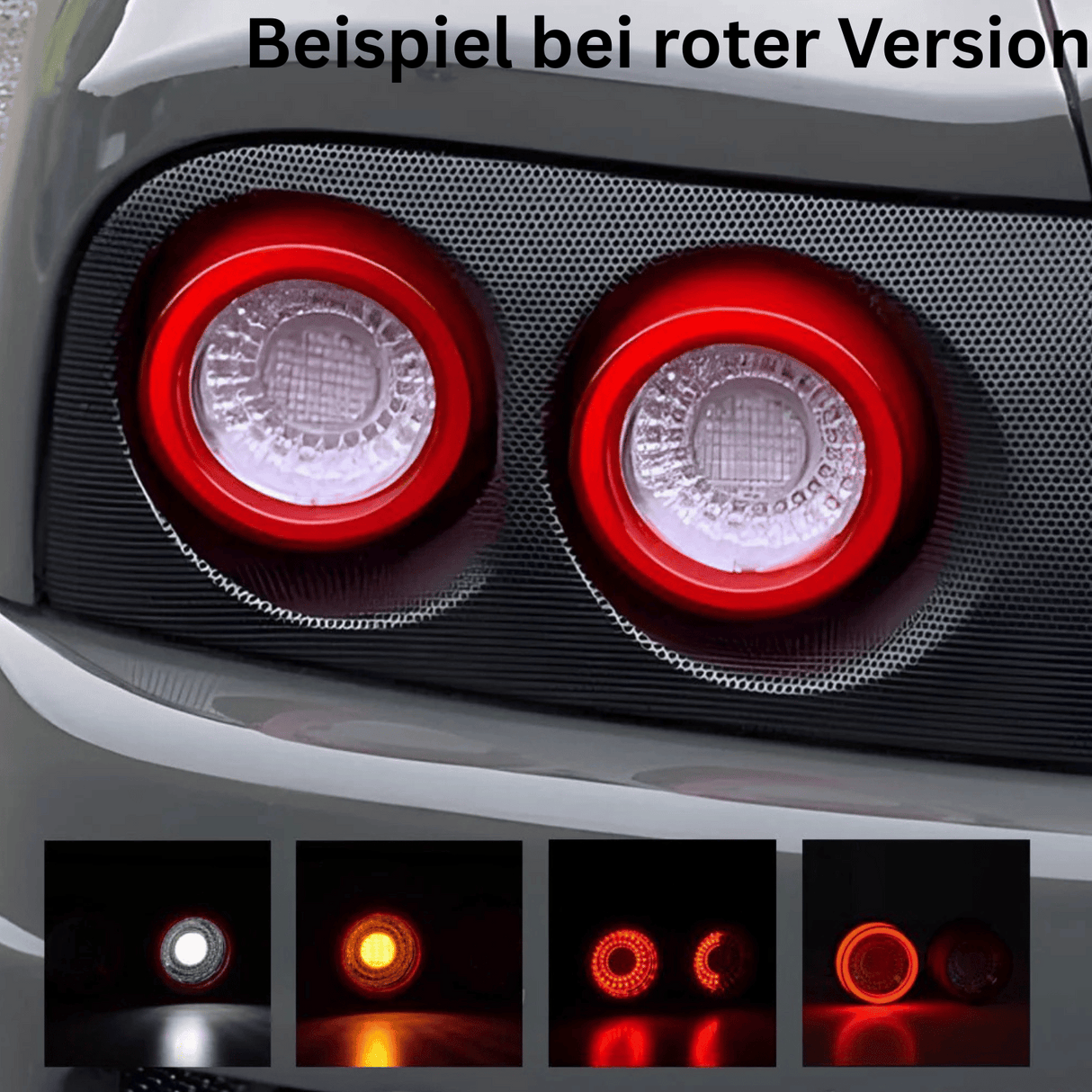 Voll LED LightBar Rückleuchten Set Smoke für Ferrari F355 F360 1994-2005