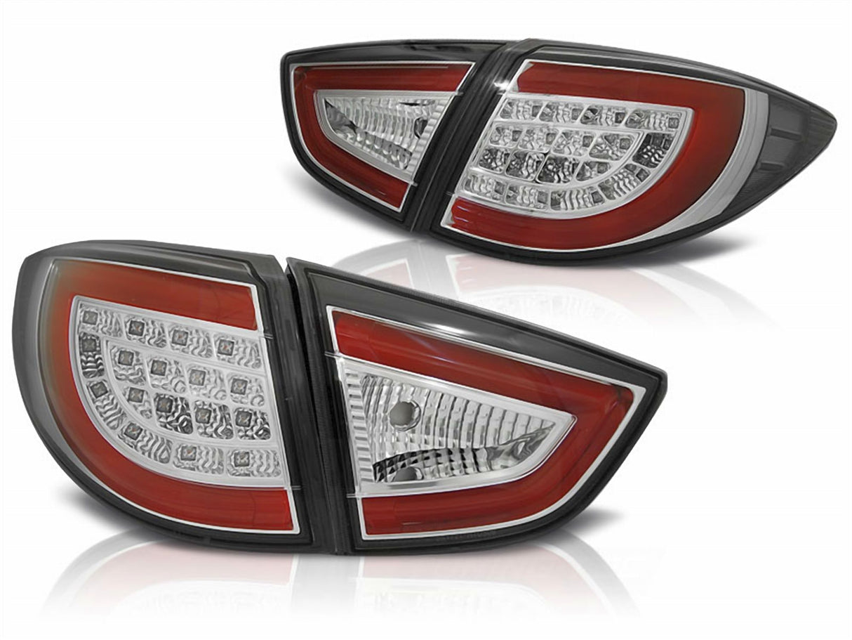 LED Rückleuchten für Mazda 3 BK 03-08 rot chrom mit E-Prüfzeichen