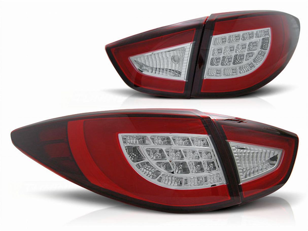 LED Rückleuchten für Mazda 6 GJ/GL rot mit Klarglas-Akzenten und moderner Lichtsignatur