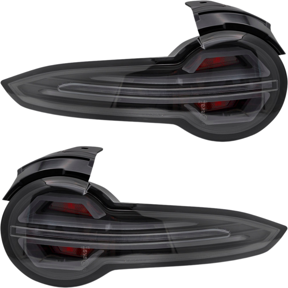 Voll LED Rückleuchten Set Klarglas Schwarz für Mazda MX5 ND 2015-2023 Dynamischer Blinker