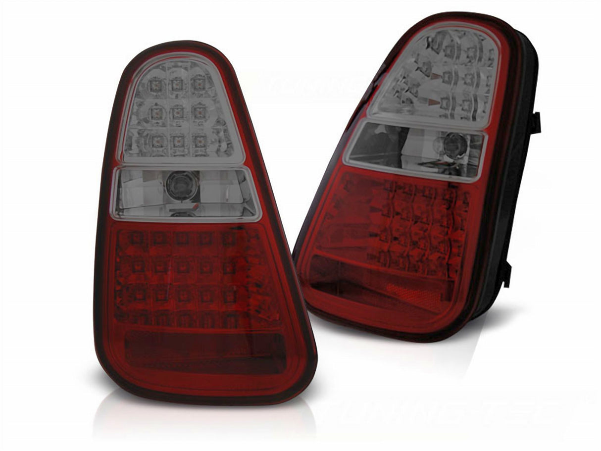 LED Rückleuchten für Mini Cooper R50 R53 R52 rot getönt mit integrierten LEDs