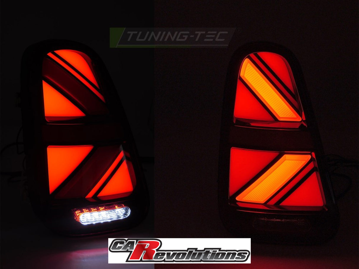 LED Rückleuchten für Fiat 500, dynamischer Blinker, rot, Tuning-Tec