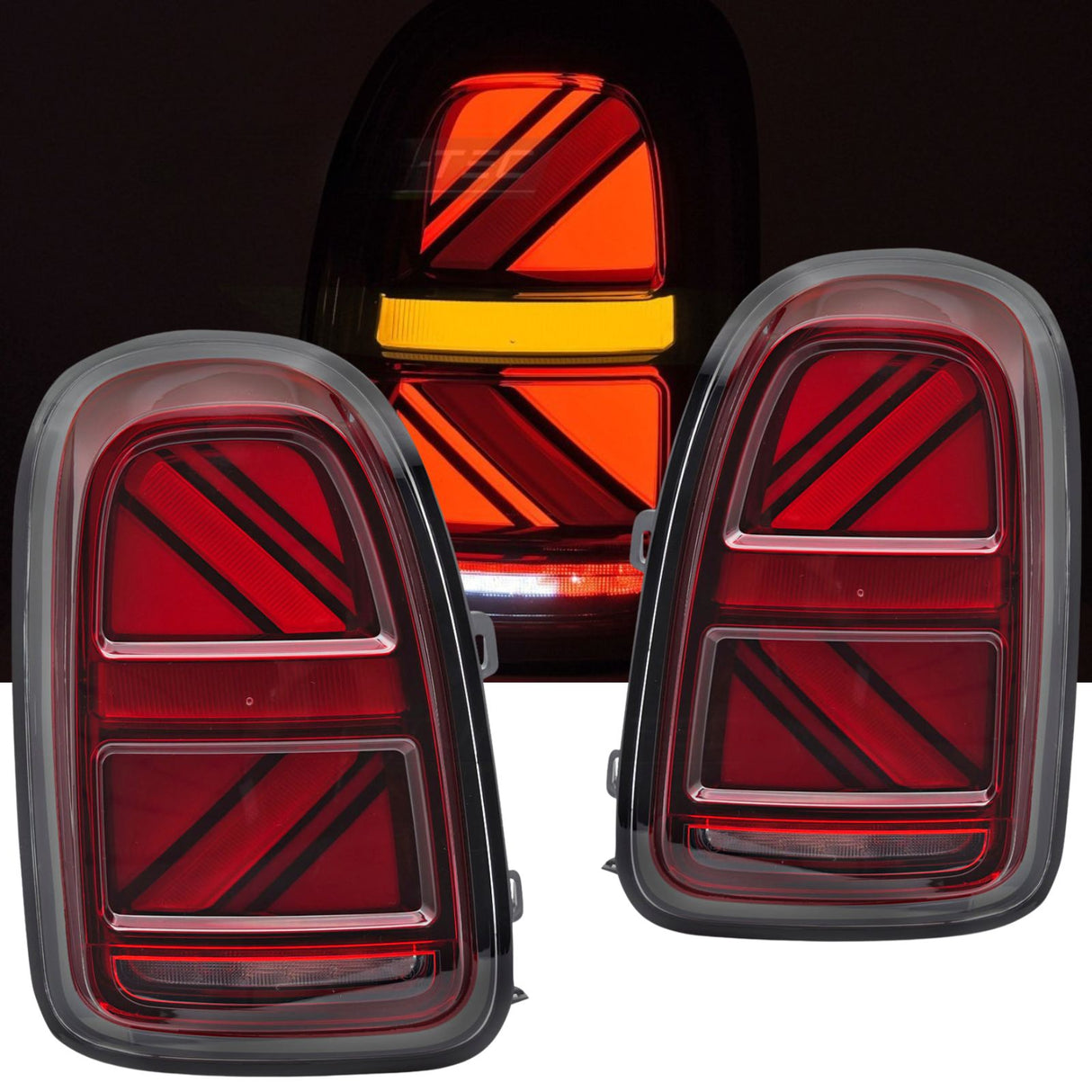 Voll LED Rückleuchten Set rot für MINI Cooper F60 Countryman (2016–2020) E Geprüft - CR Tuning