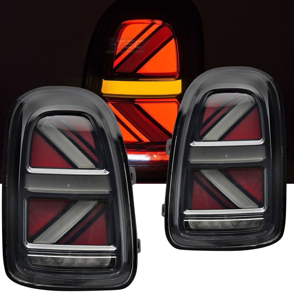 Voll LED Rückleuchten Set smoke für MINI Cooper F60 Countryman (2016–2020) E Geprüft - CR Tuning