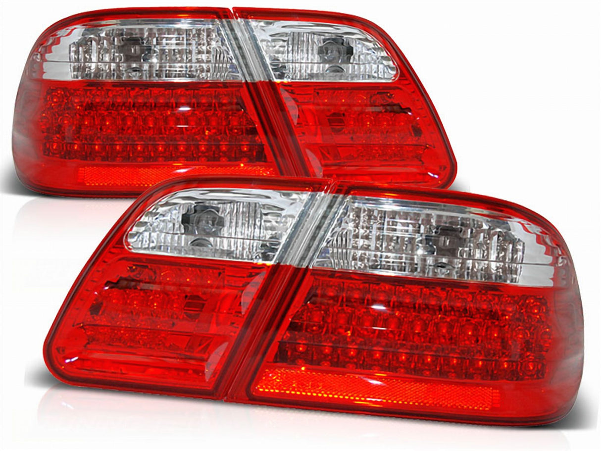 LED Rückleuchten Set für Mercedes W210 E-Klasse 1995-03.2002 in rot weiß