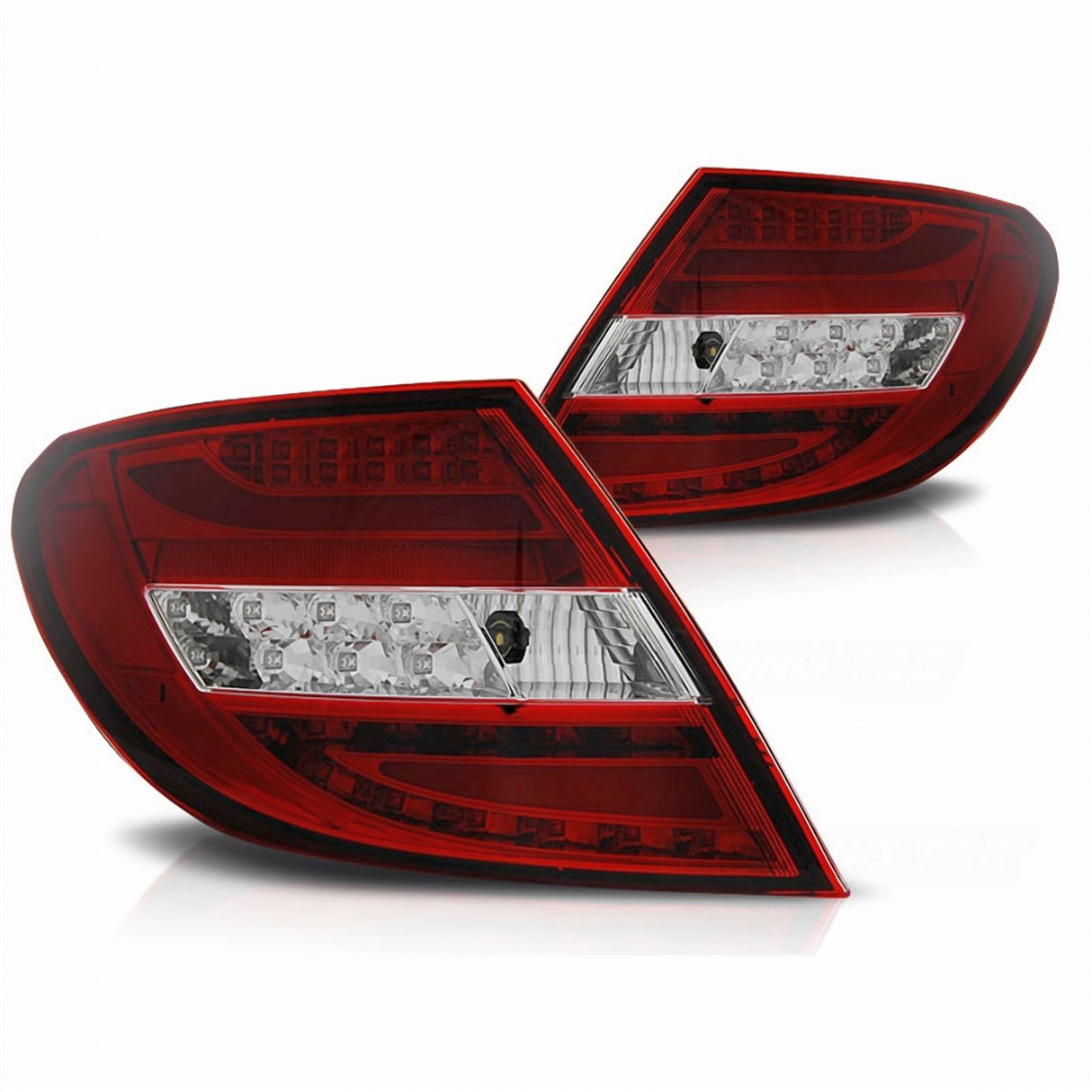 LED Lightbar Rückleuchten Set für Mercedes C-Klasse W204 Limo 2007-2010 - CR Tuning