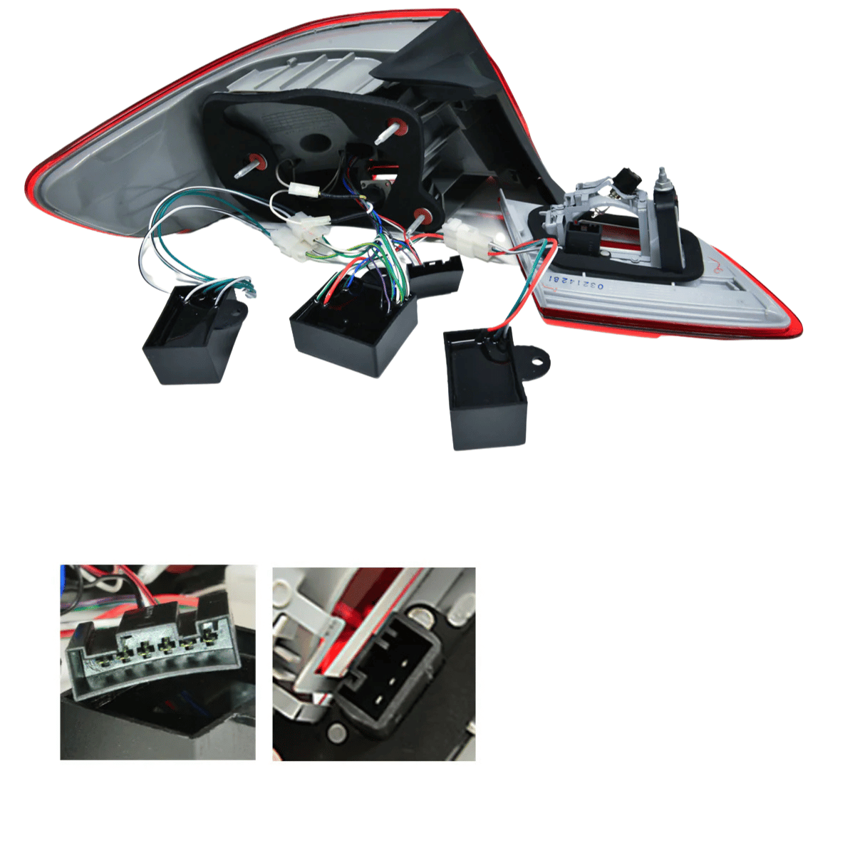 LED Lightbar Rückleuchten Set Rot Smoke für BMW 3er E92 Coupé 09.2006–03.2010