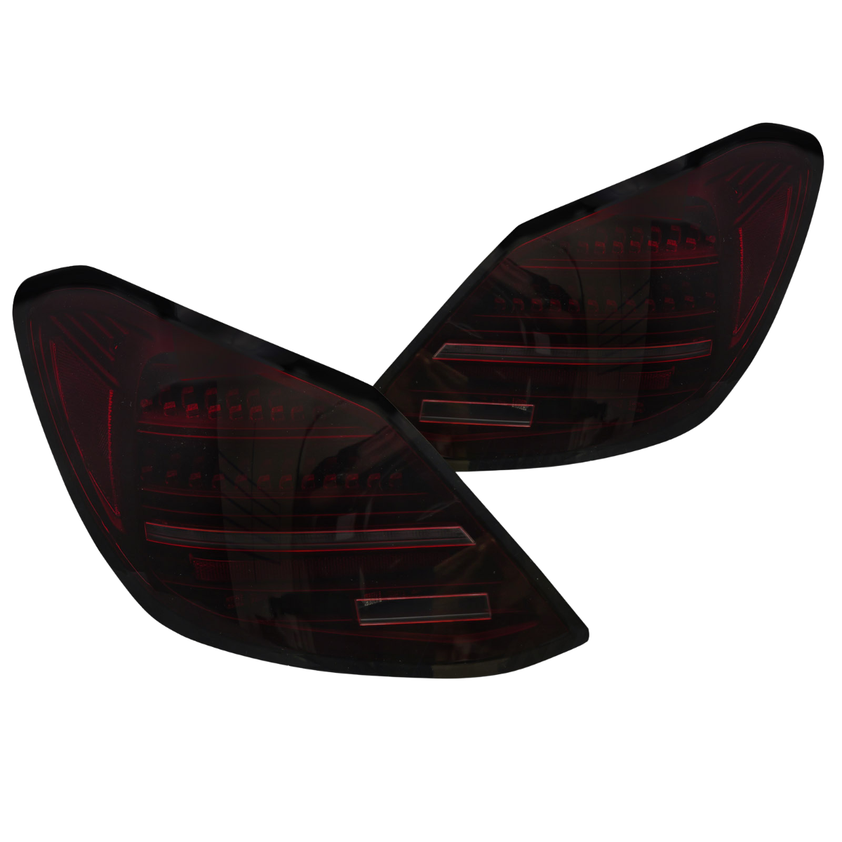 Voll LED Rückleuchten Set für C-Klasse W205 Limousine 2014–2021 mit Dynamischem Blinker & Welcome Light