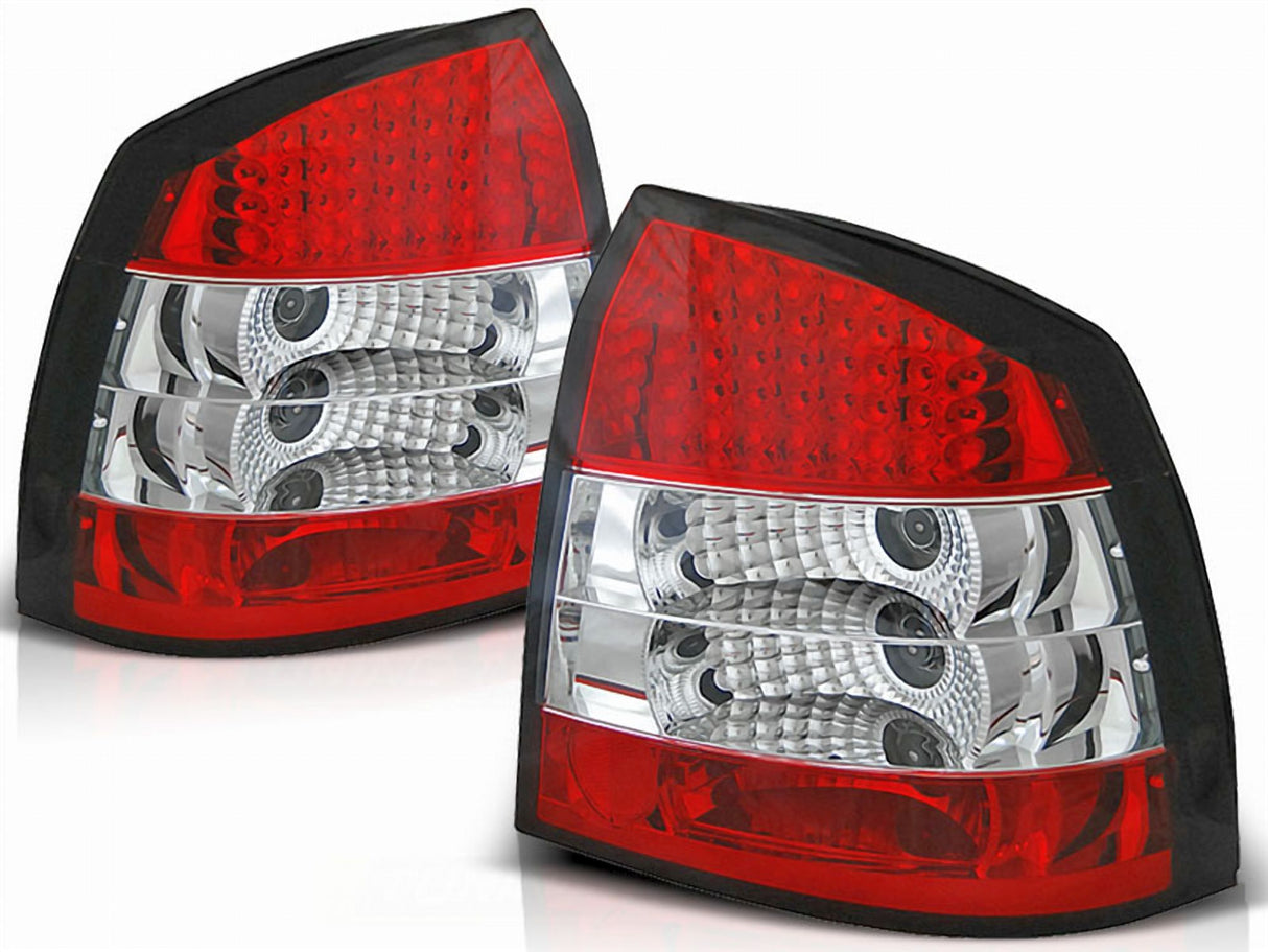 LED Rückleuchten Set für Opel Astra G Limousine 1998-2004 in rot