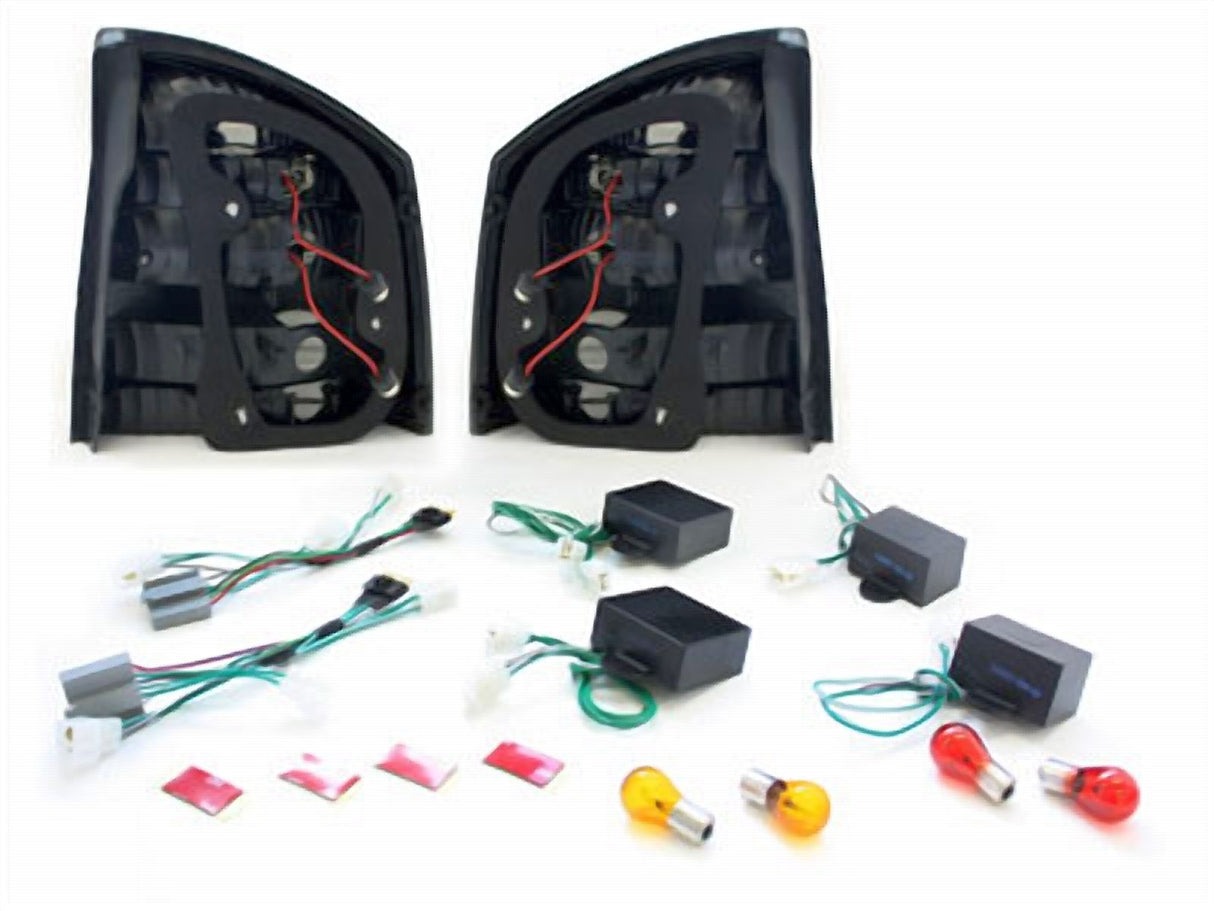 Für Opel Vectra C Limo 04.02-2008 LED Rückleuchten in rot matt