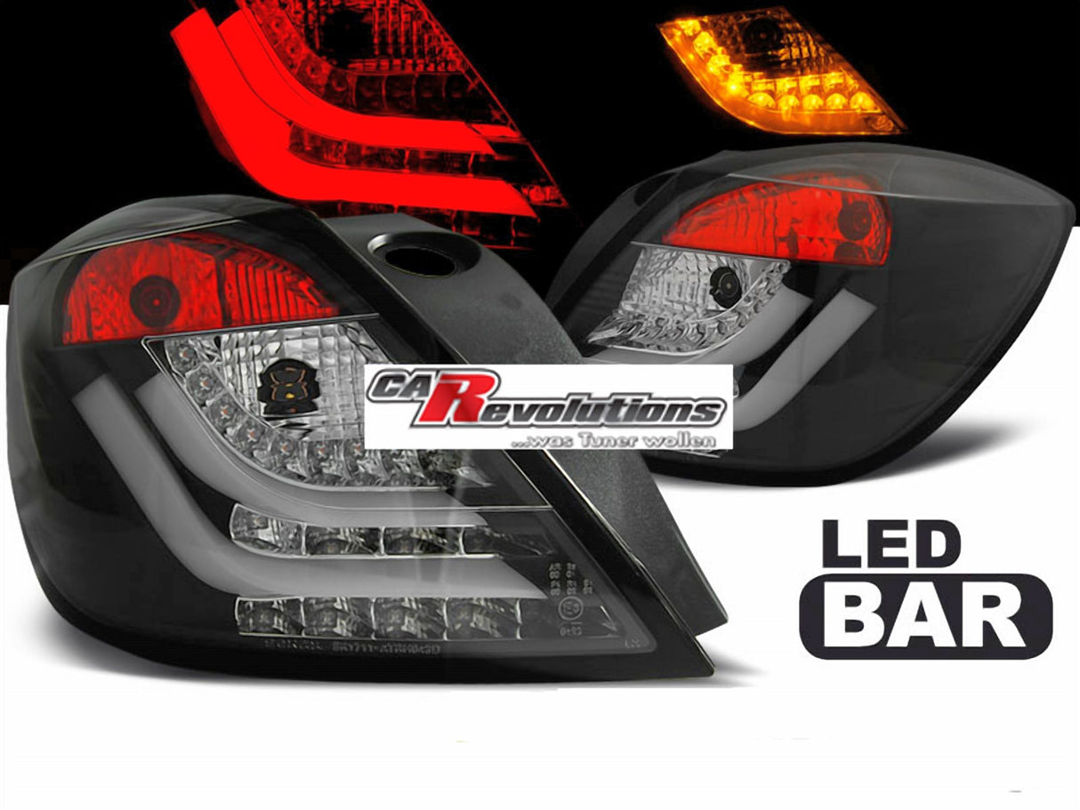 Light Bar LED Rückleuchten in schwarz für Opel Astra H GTC 03.2004-2009
